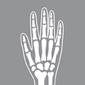 hand, elbow & shoulder care icon