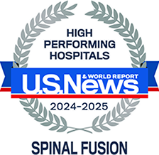 Emblem for Hospitals Procedures Conditions Spinal Fusion Award